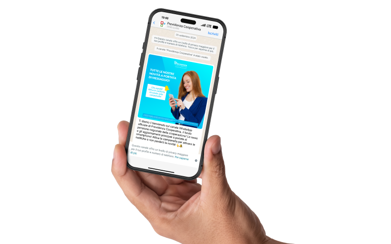 Previdenza Cooperativa è sbarcata su WhatsApp!